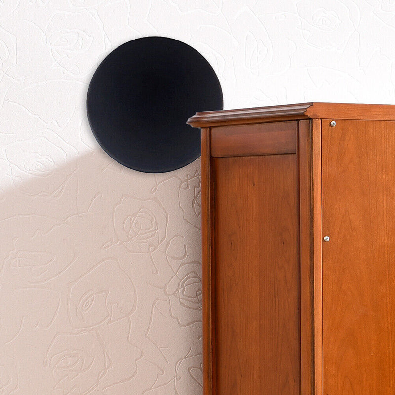 Door Handle Bumper Self-Adhesive Stopper Door Buffer Guard Doorstop (Black)