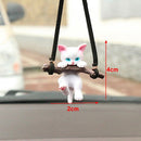 Interior Accessories Car Pendant Cute Branch Cat Hanging Decoration Creative