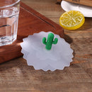 Reusable Silicone Cup Cover Heat Resistant Sealed Leakproof Cups Lid (B)