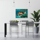 5D Rhinestone Picture DIY Swimming Turtle Full Round Drill Diamond Painting Kit