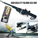 Carbon Material Foldable fishing rod Pen Pole FRP Carbon Fiber Retractable