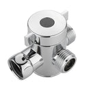3 Way Shower Head Diverter G1/2 Three Function Switch T-Adapter Connector Newly