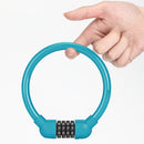 Bicycle Safety Cable Locks MTB Anti Theft 4 Digit Password Lock (Blue) Newly