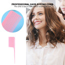 Pro One-Way Tail Comb Hairdressing Hair Dyeing Brush for Highlighting Section
