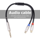 6.35mm Male to Dual RCA Female Audio Cable for Powered Speaker / Power Amplifier