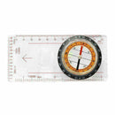 Map Compass Ruler Travel Navigation Ruler For Camping Hiking S0E7