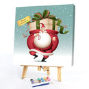 Frameless Oil Paint By Numbers DIY Santa Claus Picture Craft Home Decoration Kit