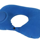 #A U-Shape Travel Pillow Press Type Air Inflatable Portable Airplane Car Bed Pil