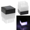 4xSolar Post Headlamp Waterproof Fence Lamp Home Garden Lantern(Cool White)