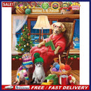 DIY Diamond Painting Kits Humanlike Animal Full Round Drill Wall Rhinestone G
