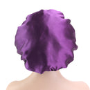 Satin Bonnet Silk Sleep Cap Adjustable Cap Salon Bonnet for Women Braids Hair
