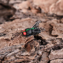 2x LEO Topwater False Bait with Fishhook Fishing Lure Bionic Insect Fly Jig