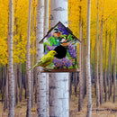 Wooden Bird House DIY Diamond Painting Bird Nest Hut Parrot Cage Indoor Outdo
