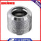 14mm G1/4 Acrylic Hard Pipe Fitting Hand Turn 3 Rounds for PC Computer Water