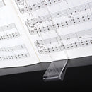2pcs Music Book Sheet Clip Holder for Guitar Piano Violin Musical Instruments