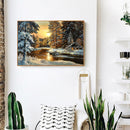 40x50cm Oil Paint By Numbers Landscape Frameless Picture DIY Decor (ZC3110)