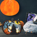 Pumpkin Carving Handcraft Decoration Wooden Decorative Light Wall Art Halloween:
