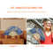 Oil Paint Folding Fan By Numbers DIY Sailboat Bridge Digital Oil Painting Fan