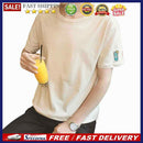 Men Summer Casual Short-Sleeve Fashion Clothes Printing Pure Color Loose T-Shirt