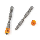 1/4 inch Hex Shank S2 Steel PH2 Magnetic Electric Screwdriver Bits (Yellow)