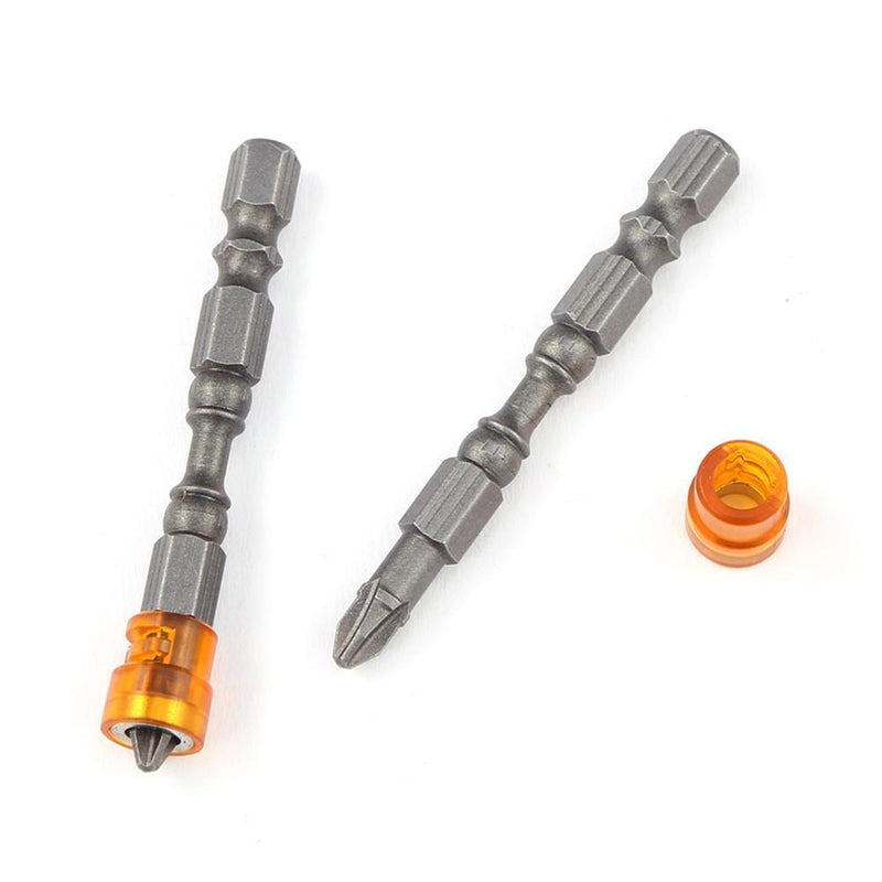 1/4 inch Hex Shank S2 Steel PH2 Magnetic Electric Screwdriver Bits (Yellow)