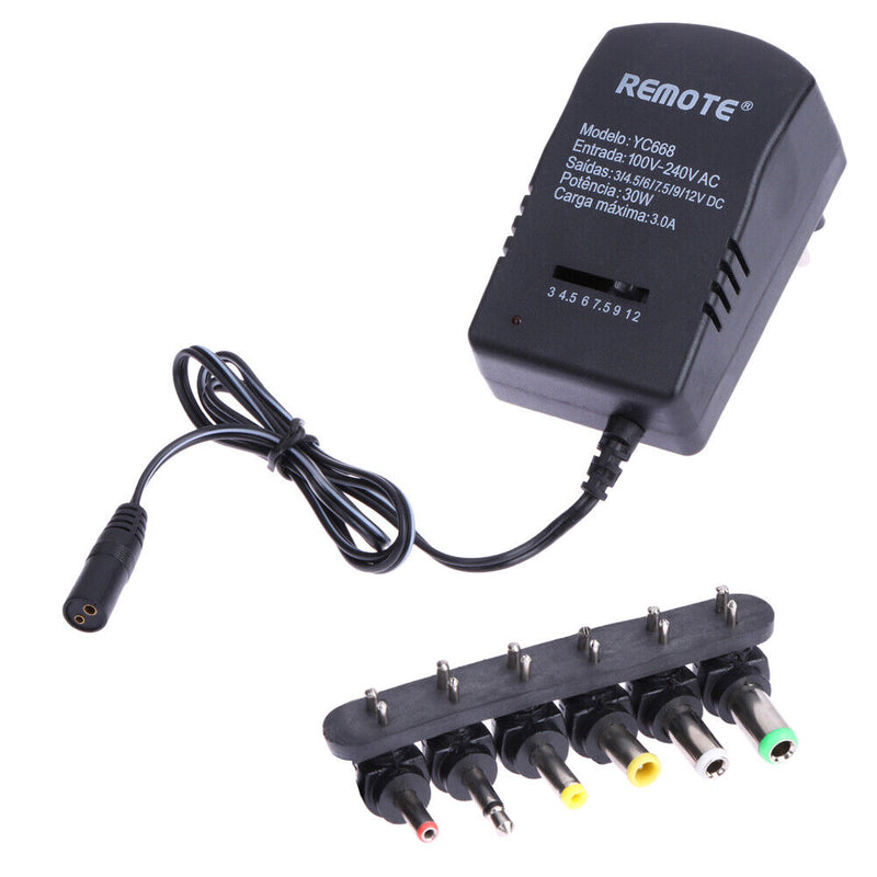 EU Standard Universal AC DC Charger Adapter Converter DC 3, 4.5, 6, 7.5, 9, 12