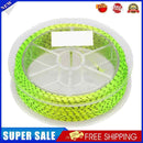 50m 20LB Fly Fishing Backing Line 8 Strands Wire Tackle (Yellow Black)