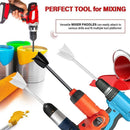 Paddles Epoxy Mixer Attachment for Drill Stirring Rod Mix Epoxy Mold Tool~