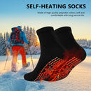 Heating Socks Mugwort Wormwood Clearing Damp Foot Warm Massage (Black) Newly