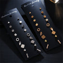 for Women Girls Mixed Tiny Ear Studs Geometric Stud Earrings Small Earrings Set