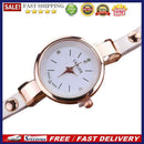 Fashion Luxury Rhinestone Bracelet Women Top Quartz Casual Watch White