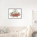Partial Embroidery Teapot Stamped Canvas 14CT DIY Cross Stitch Kits (J534)