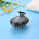 Silicone Shampoo Shower Bath Brush Head Scalp Massager Hair Dandruff Scrubber