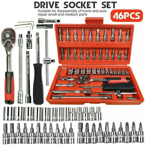 Driver Ratchet Torx 1/4-Inch Metric Drive Socket Wrench Set Screwdriver Socket
