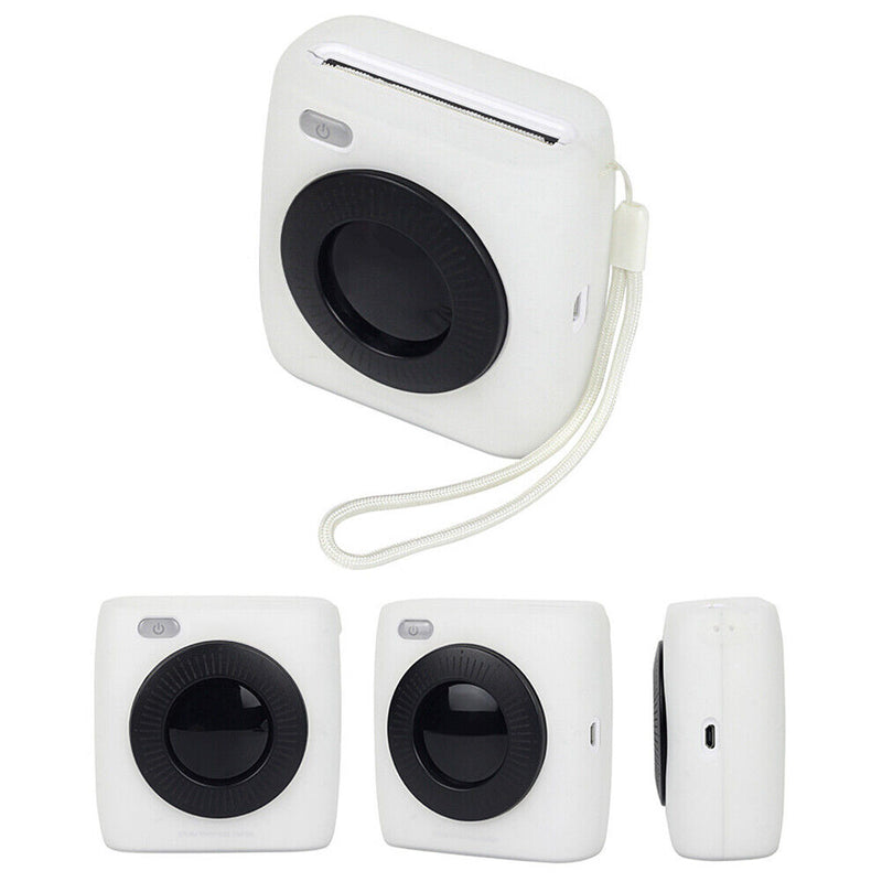 Silicone Protective Case Cover for Paperang P2 Mini Pocket Printer (White)