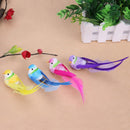 4pcs Artificial Foam Feather Bird DIY Party Craft Ornament Props Decor(Clip