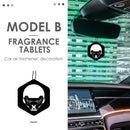 Car Air Freshener Scented Paper Auto Hanging Fragrance Perfume Pendant