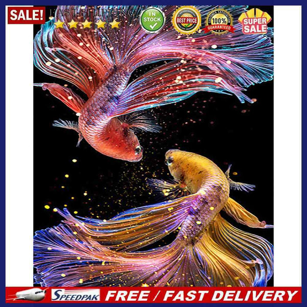 Fish 40x50cm Oil Paint By Numbers Picture DIY Painting