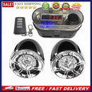 HY-007 Motorcycle Bluetooth Speaker Audio System with Mic TF Radio USB Char