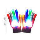 #A Skeleton Glowing Gloves Halloween Orgy Colorful Luminous Finger Bone Gloves P