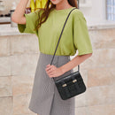 Fashion Women Shoulder Bag PU Leather Ladies Small Square Daily Messenger Bags