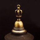 Handicraft Metal Handheld Service Call Desktop Tea Dinner Bronze Christmas Bell