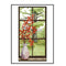 Partial Cross Stitch Cotton Needlework Kit Printed Red Leaves Decor Handicraft