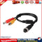 Aviation Head to RCA Male DC Male Extension Cable Adapter for Camera (B) Newly