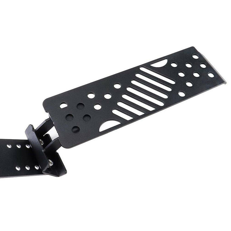 Metal Dead Pedal Left Side Foot Rest Kick Panel for 2018-21 Jeep Wrangler JL