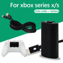 For Xbox Series X/S Replace Batteries Pack Controller Charging Cable w/ Bat