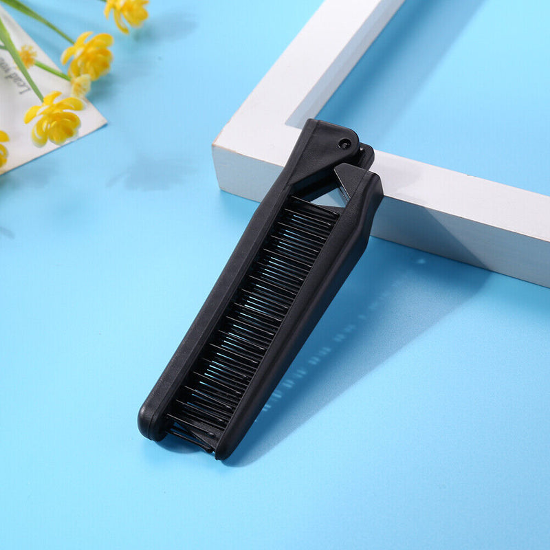 Anti Static Comb Plastic Foldable Moustache Beard Pocket Toothed Massage Brus