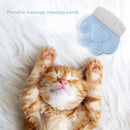 Cat Needle Massage Combs Cat Claw Hair Remover Pet Grooming Brush (Blue) Newly
