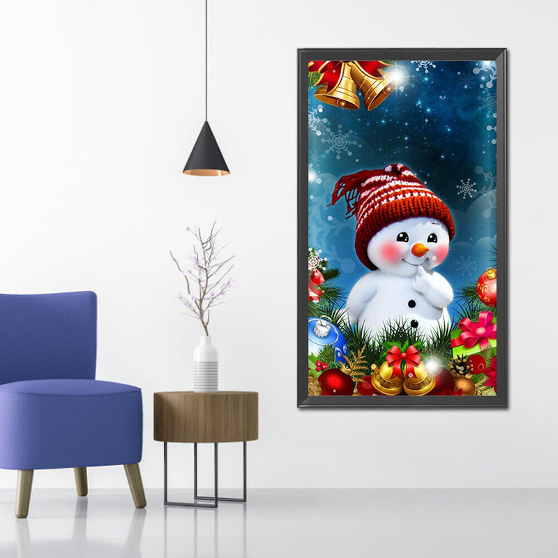 Diamond Painting Kit snowman Full Round Rhinestone Wall Picture