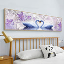 Full Round Drill Diamond Painting Swan Love Cross Stitch Embroidery Craft Decor